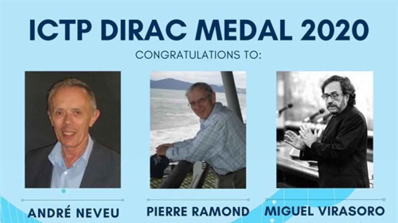 2020 Dirac Medal and Prize Ceremony