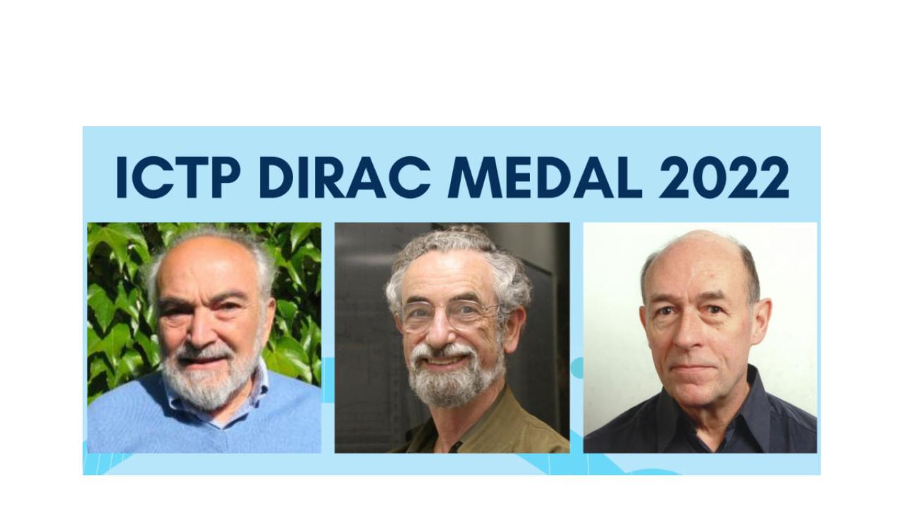 2022 ICTP Dirac Medal Winners Announced
