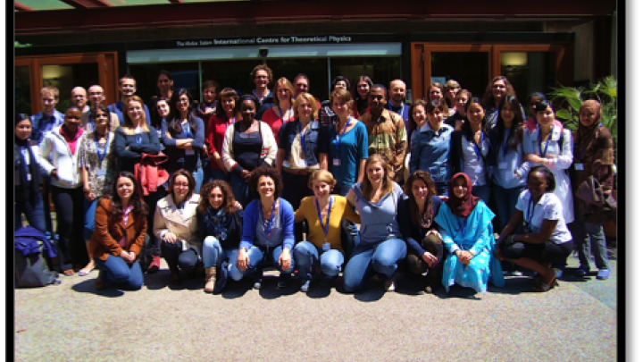Some participants of the 5th Women in Mathematics Summer School. Photo credit: Stefanie Hittmeyer