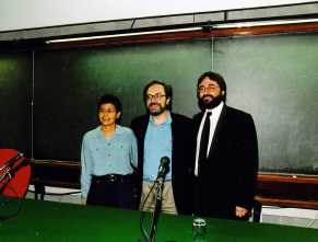 Anamaria Font, Miguel Virasoro and Fernando Quevedo