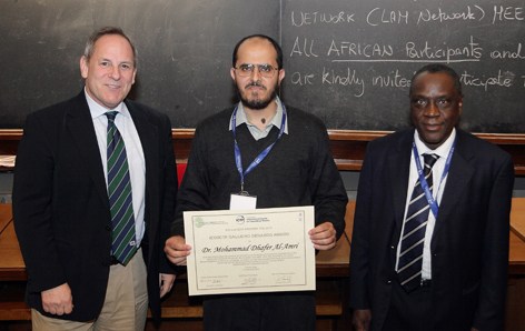 Joe Niemela, Mohammad Dhafer Al-Amri and Ahmadou Wague