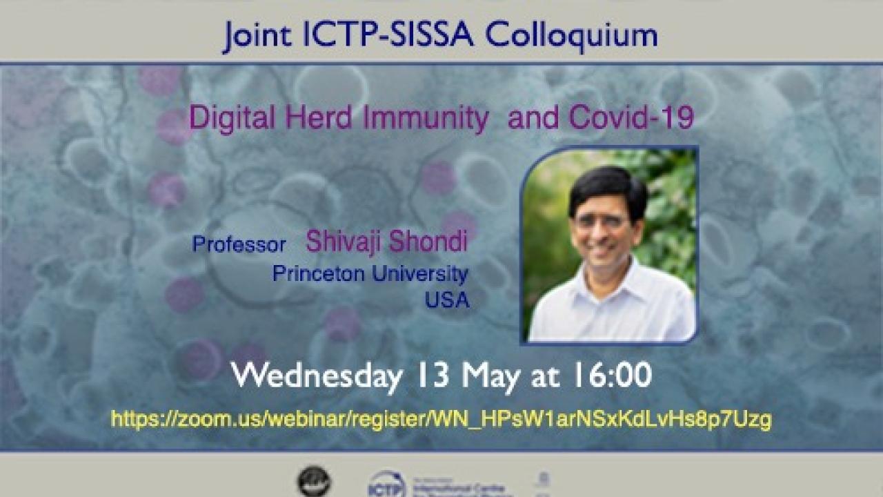 Joint ICTP-SISSA Online Colloquium