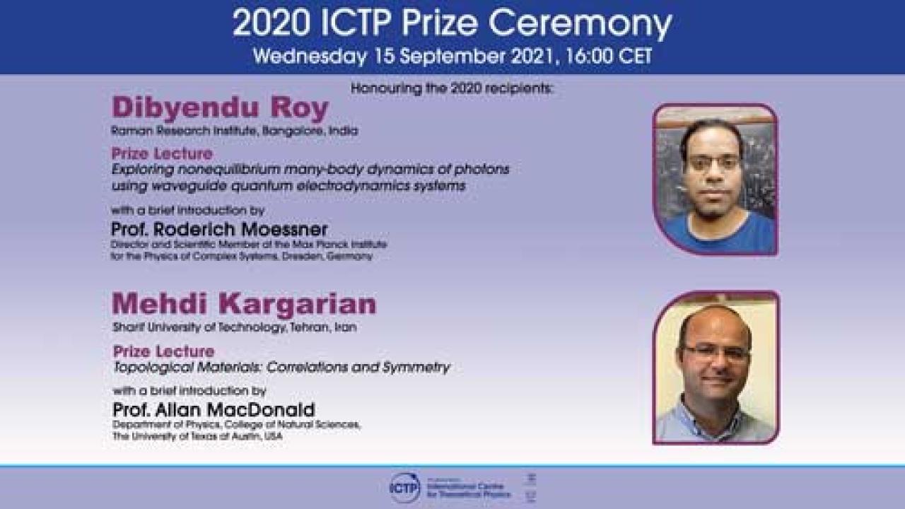 2020 ICTP Prize celebrates the behaviour of matter