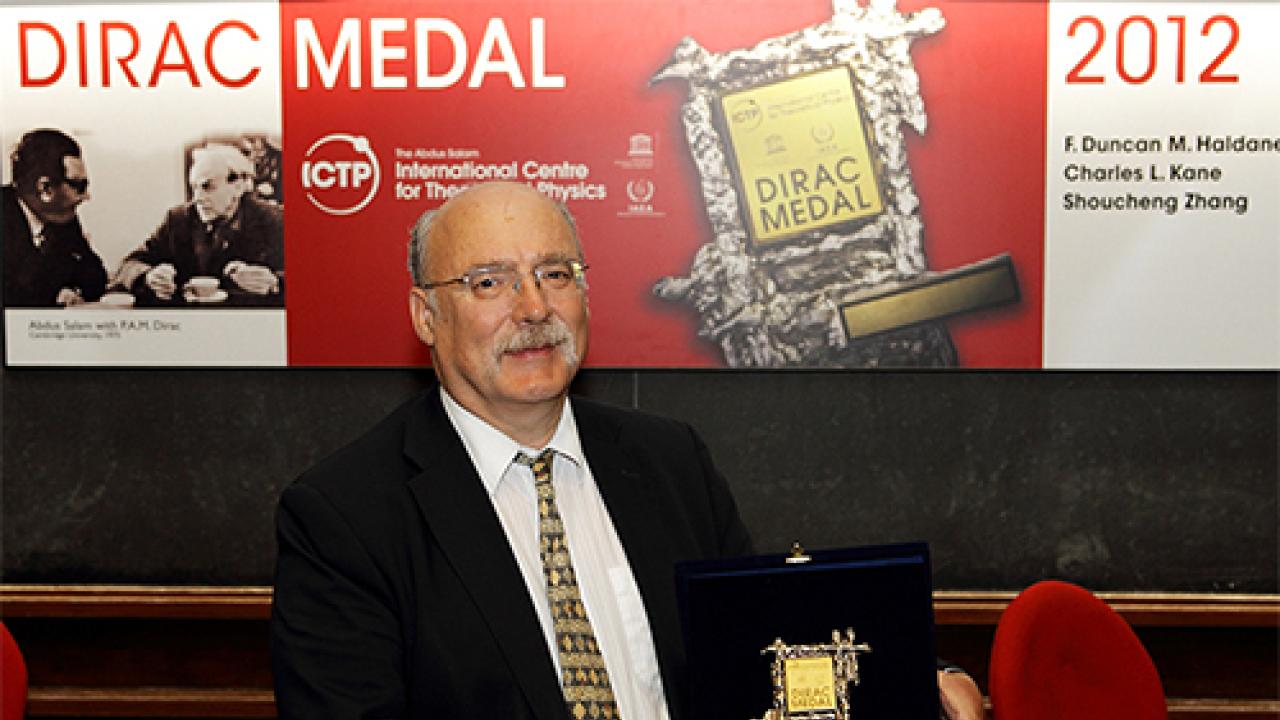 Dirac Medalist wins Nobel Physics Prize