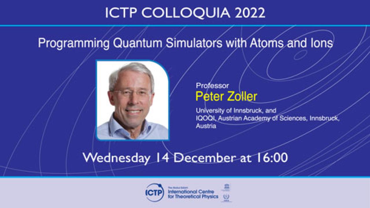 ICTP Colloquium 14 December