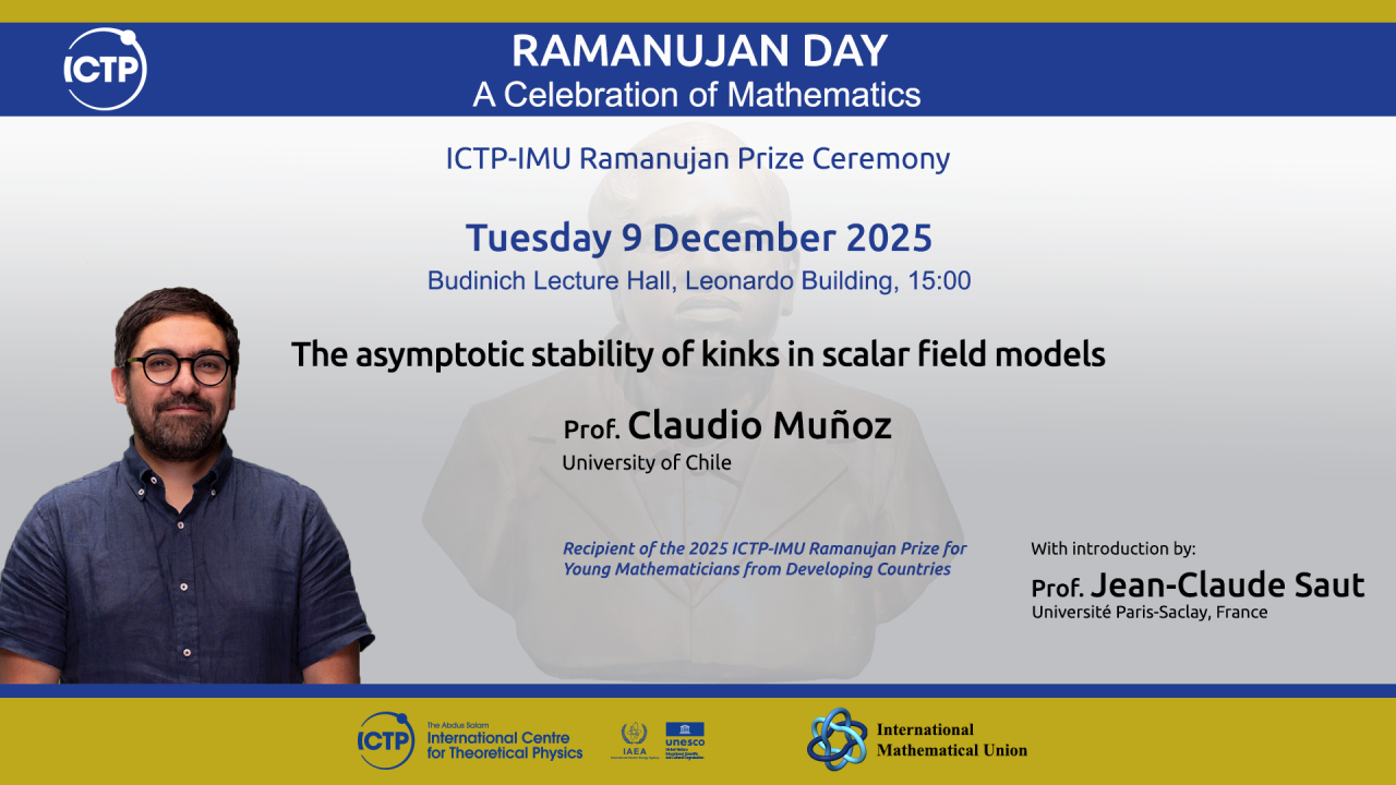 2025 IMU-ICTP Ramanujan Prize Ceremony 