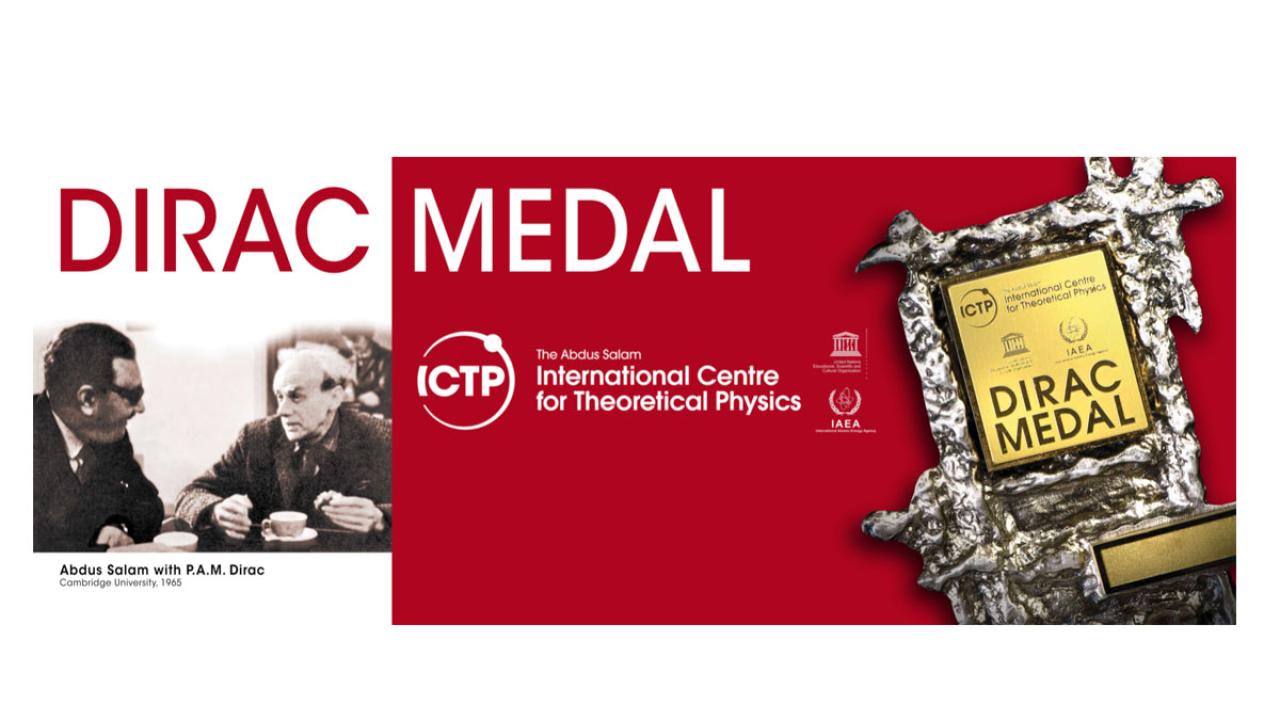 ICTP announces 2015 Dirac Medallists