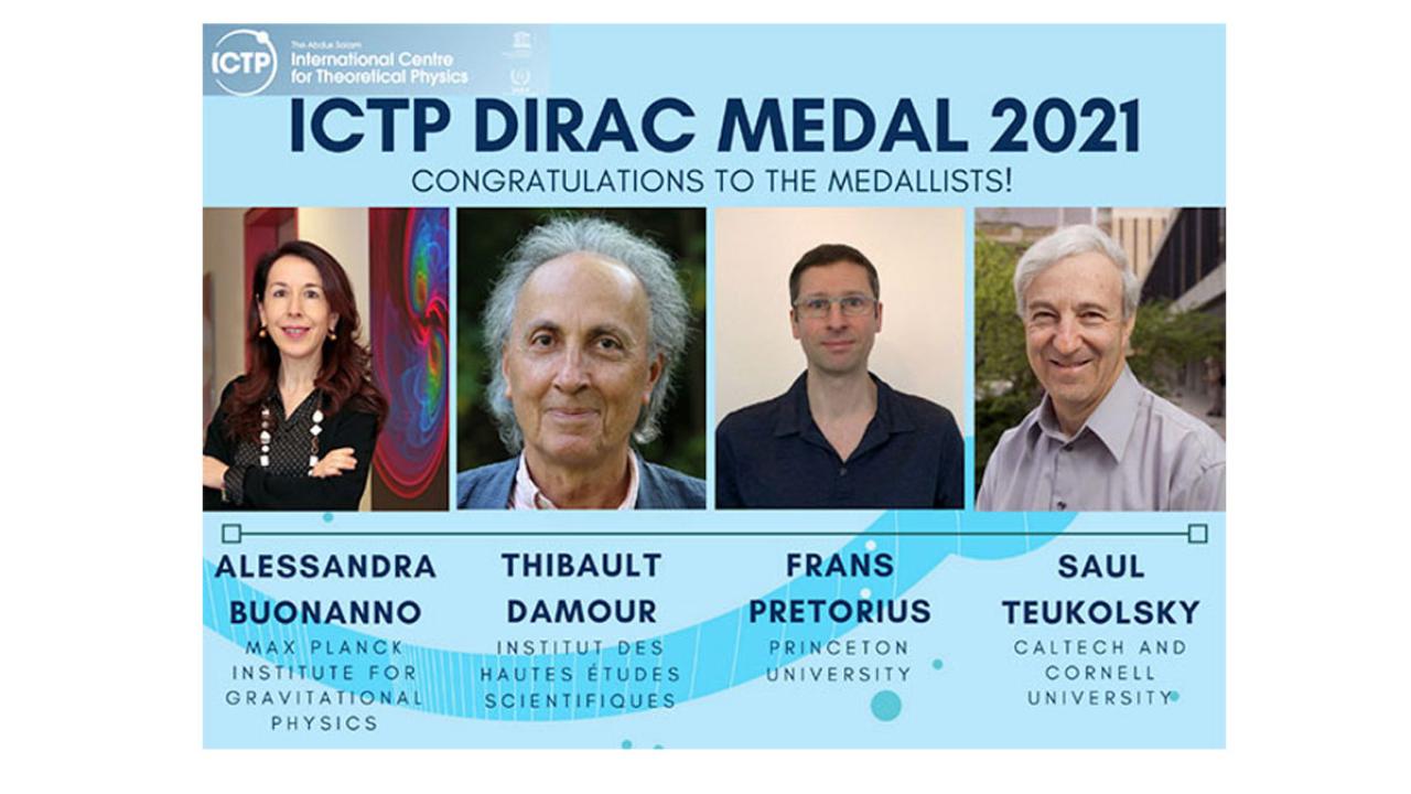 2021 Dirac Medal Ceremony 14 July