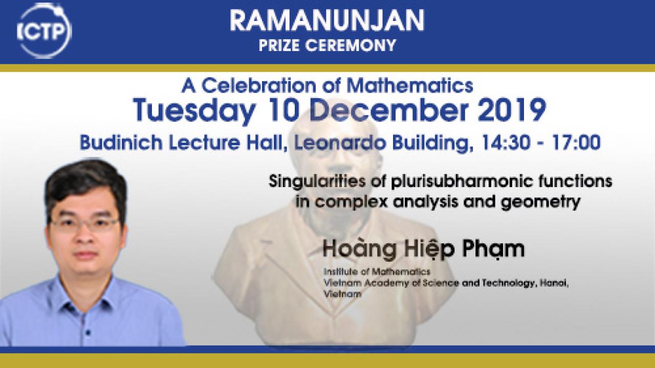 2019 Ramanujan Prize Ceremony 2019 Ramanujan Prize Ceremony