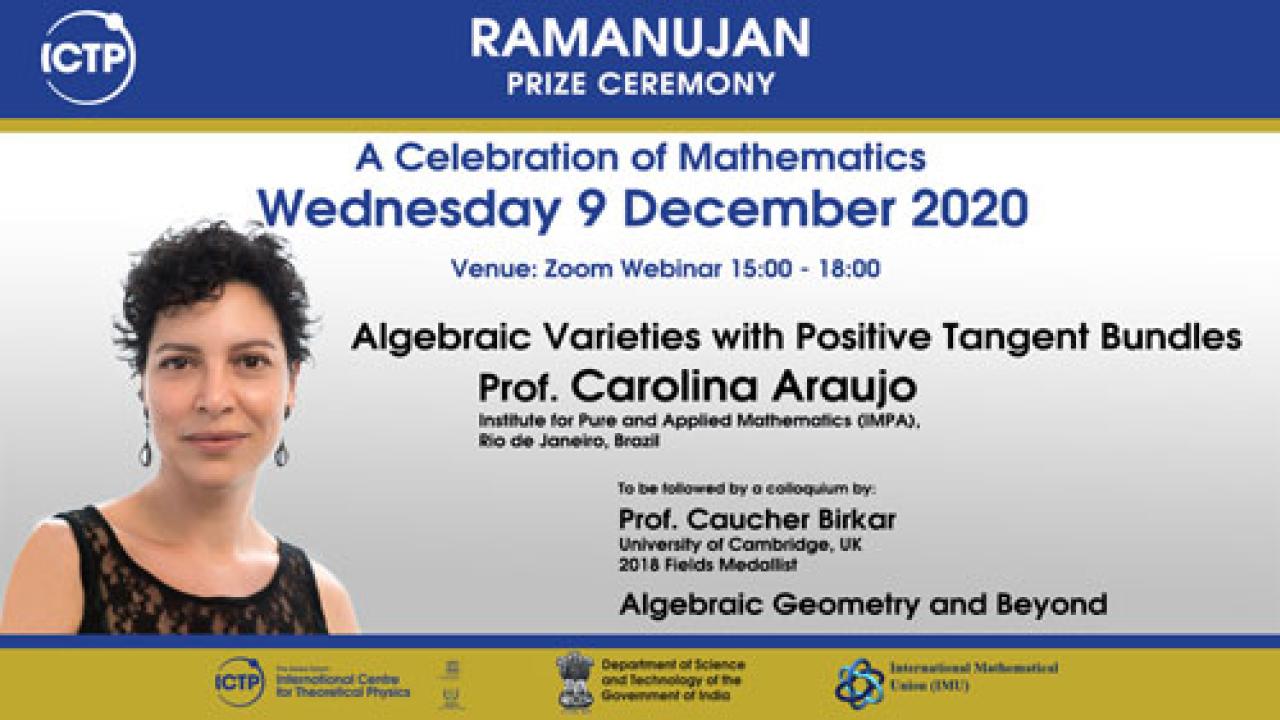 2020 Ramanujan Prize Ceremony