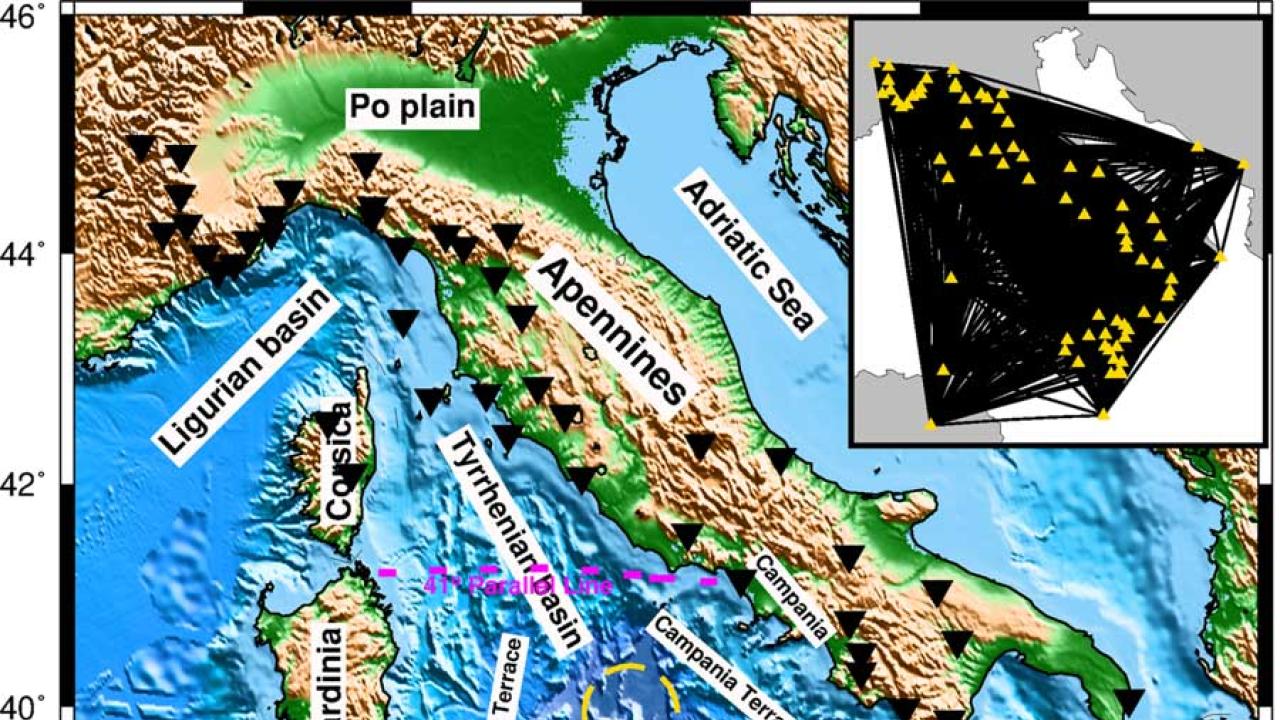 Pictures Below the Tyrrhenian Basin