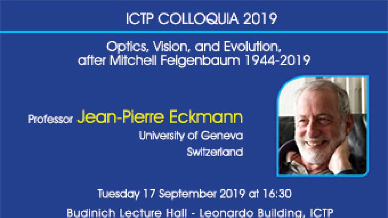 Optics, Vision, and Evolution Colloqium