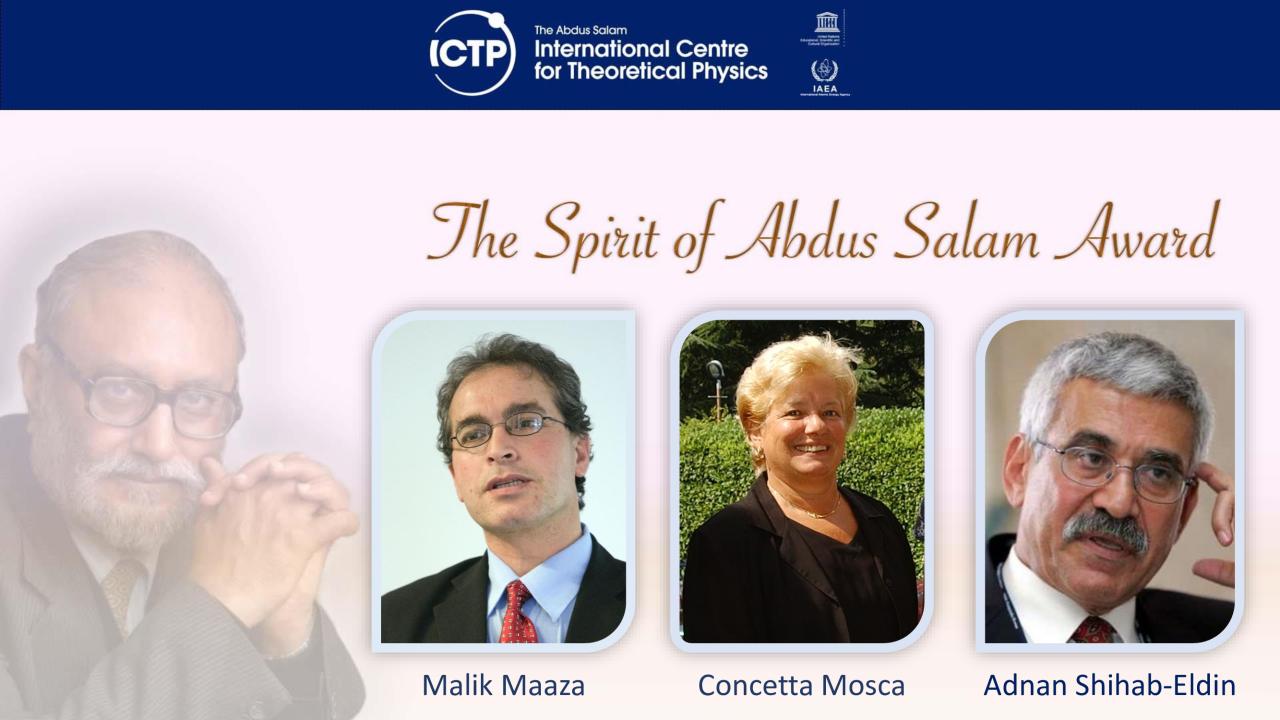 Spirit of Salam Awardees Announced