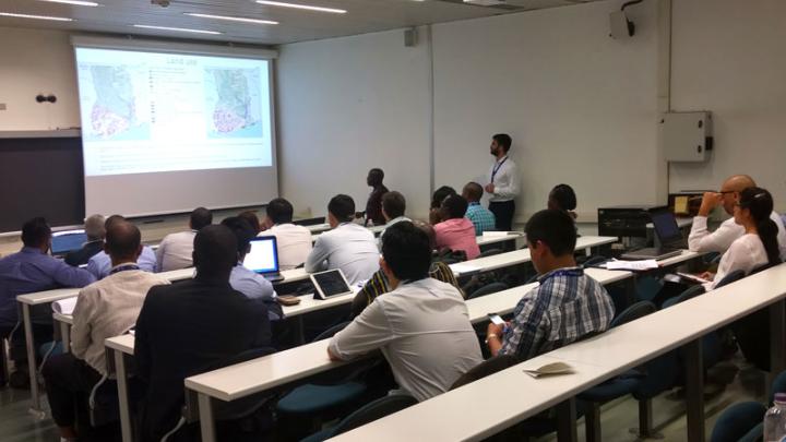 Participants hear final presentations at the 2017 CLEWs Summer School (photo credit: UN-DESA)