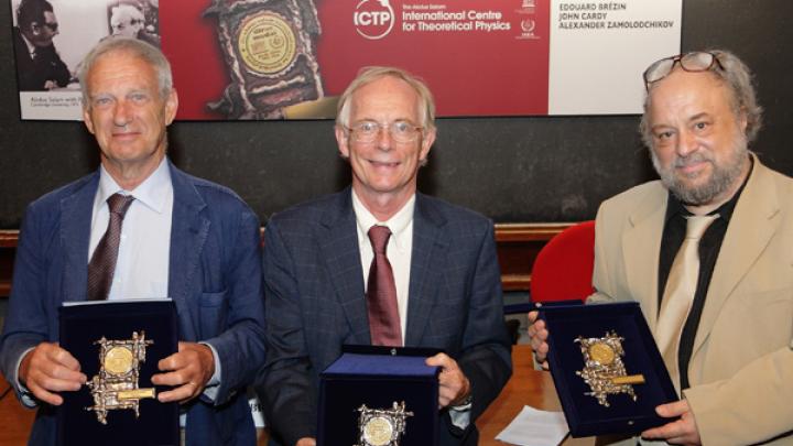 Dirac Medallists Edouard Brézin, John Cardy, and Alexander B. Zamolodchikov