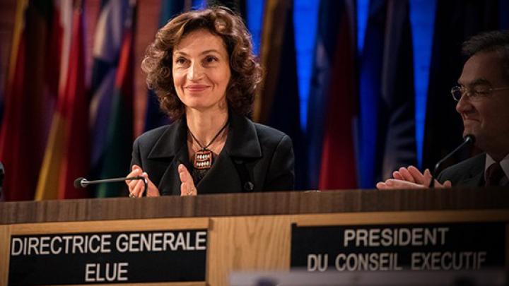 UNESCO DIrector-General Audrey Azoulay (photo courtesy of UNESCO)