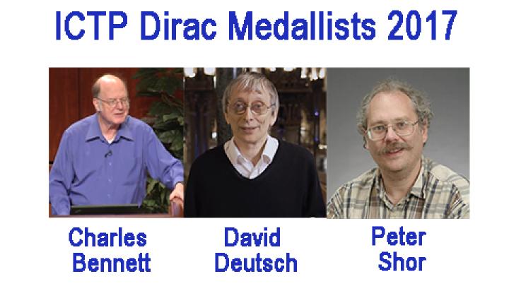 2017 ICTP Dirac Medallists Announced