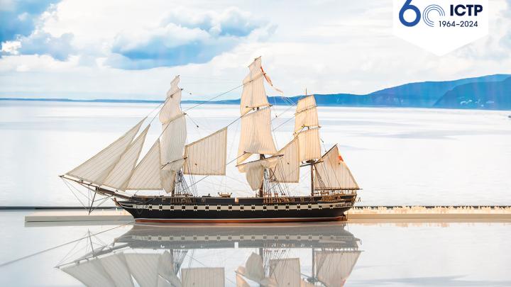 Model of a sailing ship