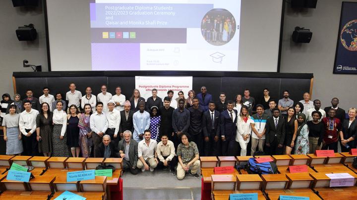 Diploma Graduation group photo