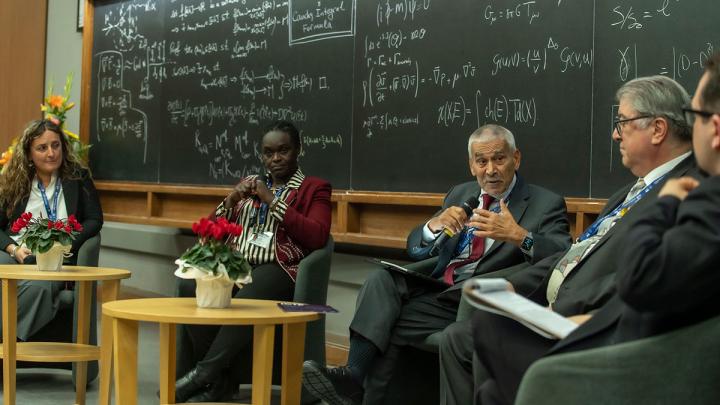 Adnan Shihab-Eldin at ICTP's 60th anniversary