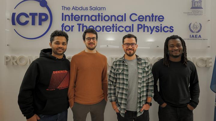 (From left to right) Rajat Panda, Vittorio Vitale, Roberto Verdel Aranda and Edward Donkor.