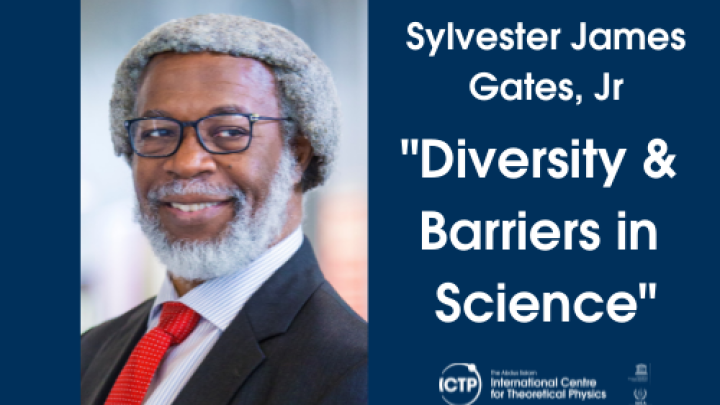 Sylvester James Gates, Jr. at ICTP