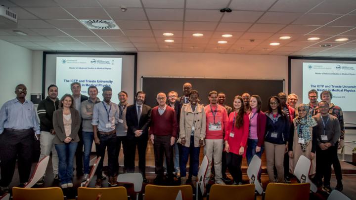 ICTP welcomes new intake of Masters in Medical Physics students