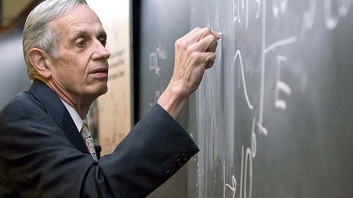 John Nash (ICTP Photo Archives/Massimo Silvano)